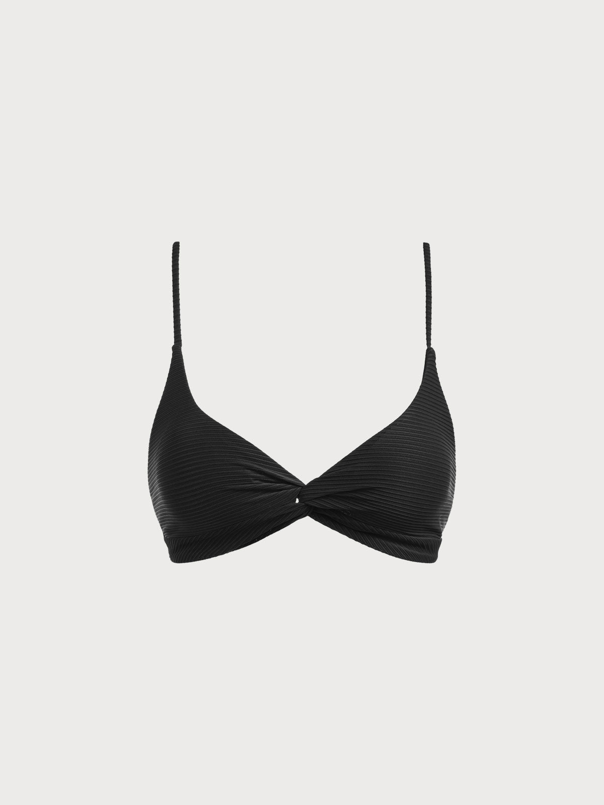 Osyara™ Black Twist Backless & Low-Waisted Bikini Set